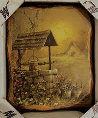 Vintage Mini Wood Wall Plaques Set of 3 Rustic Country Cottage Wall Decor