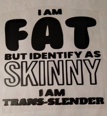 I Am Fat Decal