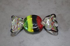 LOT OF 10 ASSORTED MURANO GLASS CANDIES **READ**