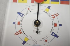 Tide Timer Nautical Flag Tide Clock Table Shelf Quartz 6in Plastic Multicolor