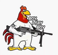 3 PACK FOGHORN LEGHORN “Boy I Say Boy” 2A NRA 3” Inch Vinyl Sticker Decal 3PCS