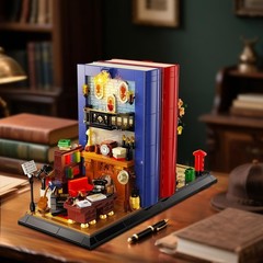 Detective Agency Bookends Building Blocks Insoon SC9956 1241 pcs Ages 10+ READ