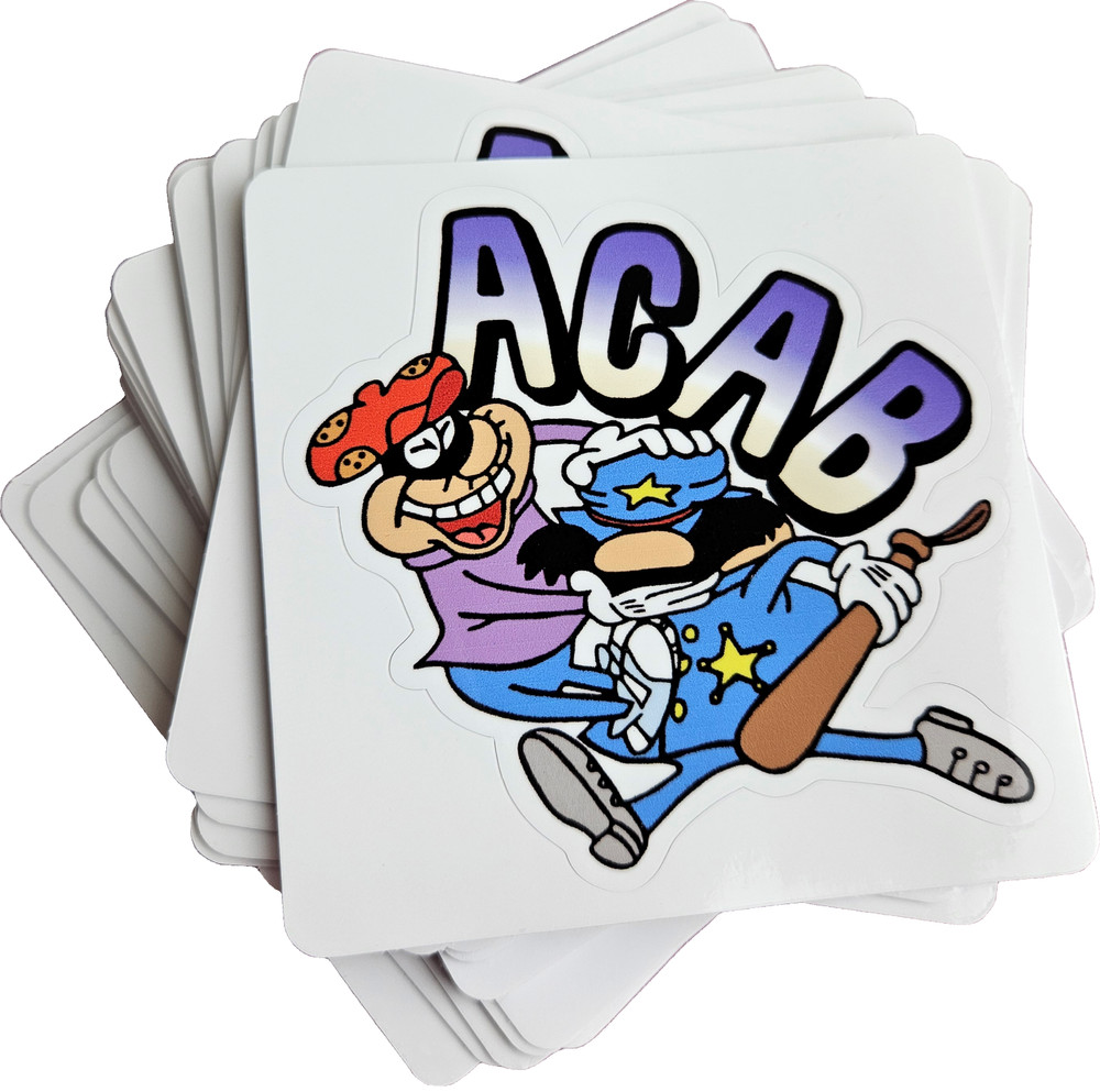 3″ inch ACAB Vinyl Sticker Cookie Crisp Cereal Crook Cop
