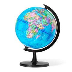 10in Kids World Globe Earth Ocean Rotating World Map Geography w/ Stand Desk US
