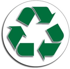 RECYCLE 4″ Green Plastic/Cans/Bottles/Recycling/Paper Vinyl Decal 3M Sticker