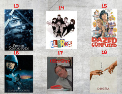 90’s Movie Retro Wall Collage Poster Prints