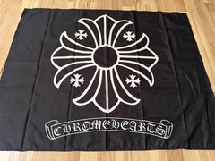 Chrome Hearts Gothic Cross Wall Tapestry 29in x 37in (Brand New)