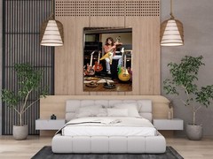Eddie Van Halen Poster 24×36 Inch Photo Very Rare Print Wall Art Print – EVH06