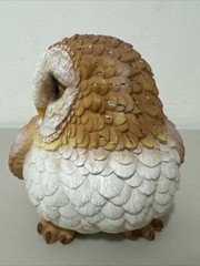 Lot Of 2 Owl Realistic Figures Parent And Kid Family Display Animals