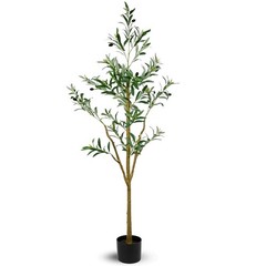5FT Tall Faux Realistic Olive Trees Artificial Olive Tree For Indoor Home Decor