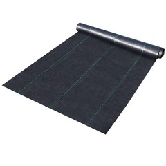 3x50FT 5OZ Heavy Duty Weed Barrier Landscape Fabric Woven Ground Cover Driveway