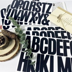 3 Inch Letter Number Sticker,Self Adhesive and Waterproof Vinyl Letters