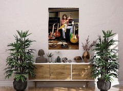 Eddie Van Halen Poster 24×36 Inch Photo Very Rare Print Wall Art Print – EVH06