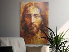 Jesus Christ Portrait – Inspirational Christian Canvas Wall Art