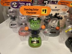 Lot Of 20 Halloween Solar Powered Dancing Bobblehead Figures New