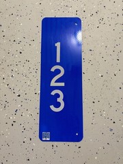 3M HIP 911 Reflective Address Mailbox Sign By SSMG