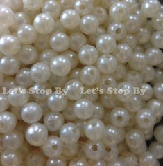 8oz/1lb Bulk Plastic Pearl Bead Centerpiece Vase Filler Wedding 10mm 18mm 30mm