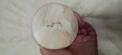 Large, Beautiful Stone Vase Made In Pakistan Heavy Olive Jar Earth Tones Vessel