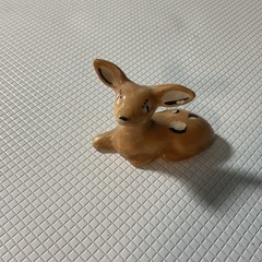 Lot of 3 Vintage Animal Figures – Deer, Owl, Fox (Broken Ears) – 2″ Miniature