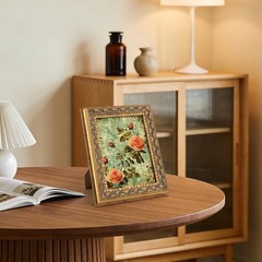 Poster Frame Ornate Bronze, Horizontal and Vertical Wall Display With Real Glass