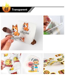 50/100/150/200 Custom Logo Die Cut White Vinyl Stickers Personalized Waterproof