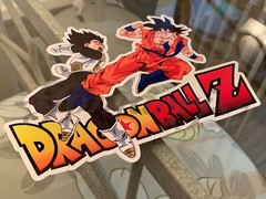Dragon Ball Z Goku Vegeta Battle Custom Sticker DBZ 1. super saiyan anime manga