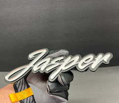 Custom Laser Cut Acrylic Emblem Badge for Car–MultiColor Personalized Name