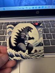 Godzilla Glow In The Dark Vinyl 3 Inch Sticker
