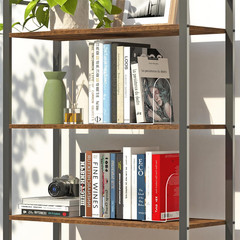 4 Pcs Acrylic Bookends, Clear Book Ends for Heavy Books, Bookend Holders for She