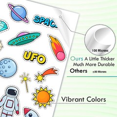 Koala Printable Vinyl Sticker Paper 11×17 30 Sheet Matte Waterproof Inkjet Laser
