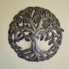 Small Tree of Life Ornaments Wall Sculpture, Home & Garden Decor, Handcrafted