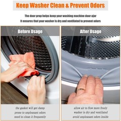 Washer Door Prop and Stopper for Front Load Washing Machine, Removable Washer…