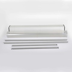 Portable Snap Poster Frame 1.25″ Aluminum Front Loading Wall Mount 40×60 Silver
