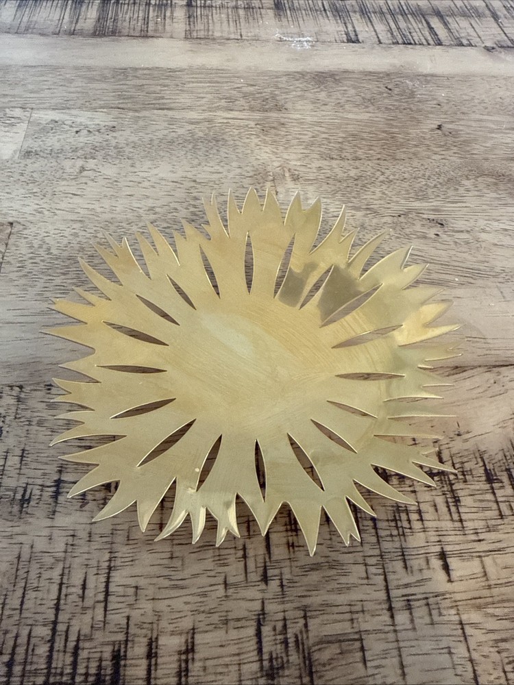 2020 gold plated ice flower bowl medium by Georg Jensen