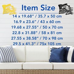 USA Bald Eagle Metal Wall Art, Large Eagle American Flag Metal Wall Decor, Fo…