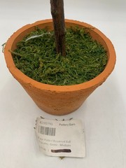 Pottery Barn Faux Potted Boxwood Ball Topiaries Green Medium #S9017