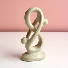 Soapstone Infinity Figures Sculpture