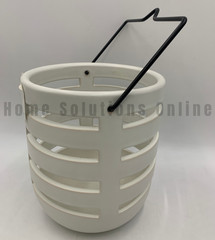 Pottery Barn Mason Hanging Cachepots Ivory Medium #S9027
