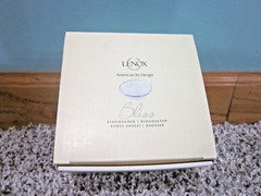 Ring Dish Holder Lenox Porcelain China Rhinestones Engagement Bridal Gift New