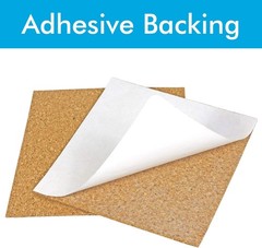 Self-Adhesive Cork Squares 4×4 Inches Cork Backing Sheets Cork Tiles Coasters