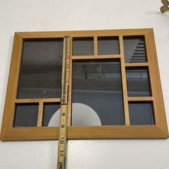 Vintage Oak Wood Collage Horizontal Wall Picture Frame, 9 Openings, 10.5×14