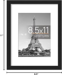 Timeless Black 8.5×11 Frame for Photos & Art – Perfect Gift for All Occasions
