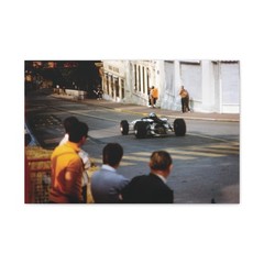 ART CANVAS PRINT-BRUCE MCLAREN MCLAREN M2B 1966 MONACO F1 #020