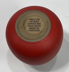 Heath Ceramics 4″ Tall #130 Bud Vase in Retired Matte Red Glaze EUC with Sticker