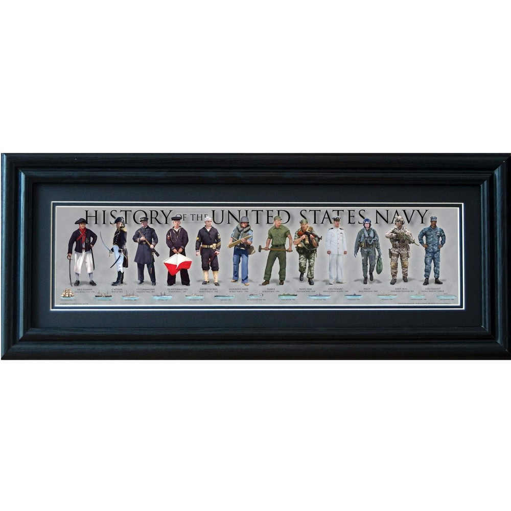 History of the United States Navy Framed Posters & Prints | American Military…