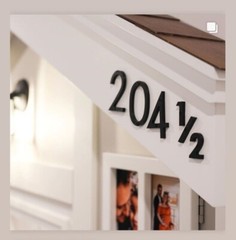 3 inch Modern House Address Numbers Letters, color choices