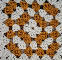 Handmade Granny Squares Crocheted Cotton Afghan Throw 44”x64” Perfect OOAK