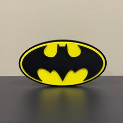 Batman logo decor sign 3D printed display