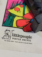 Little People Blacklight Poster ‘G’ Kiss Me Gary Patterson Frog Original NOS