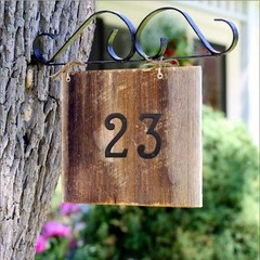 Cast Wrought Iron Black Antique House Door Alphabet Letters and Numbers HOTSALE